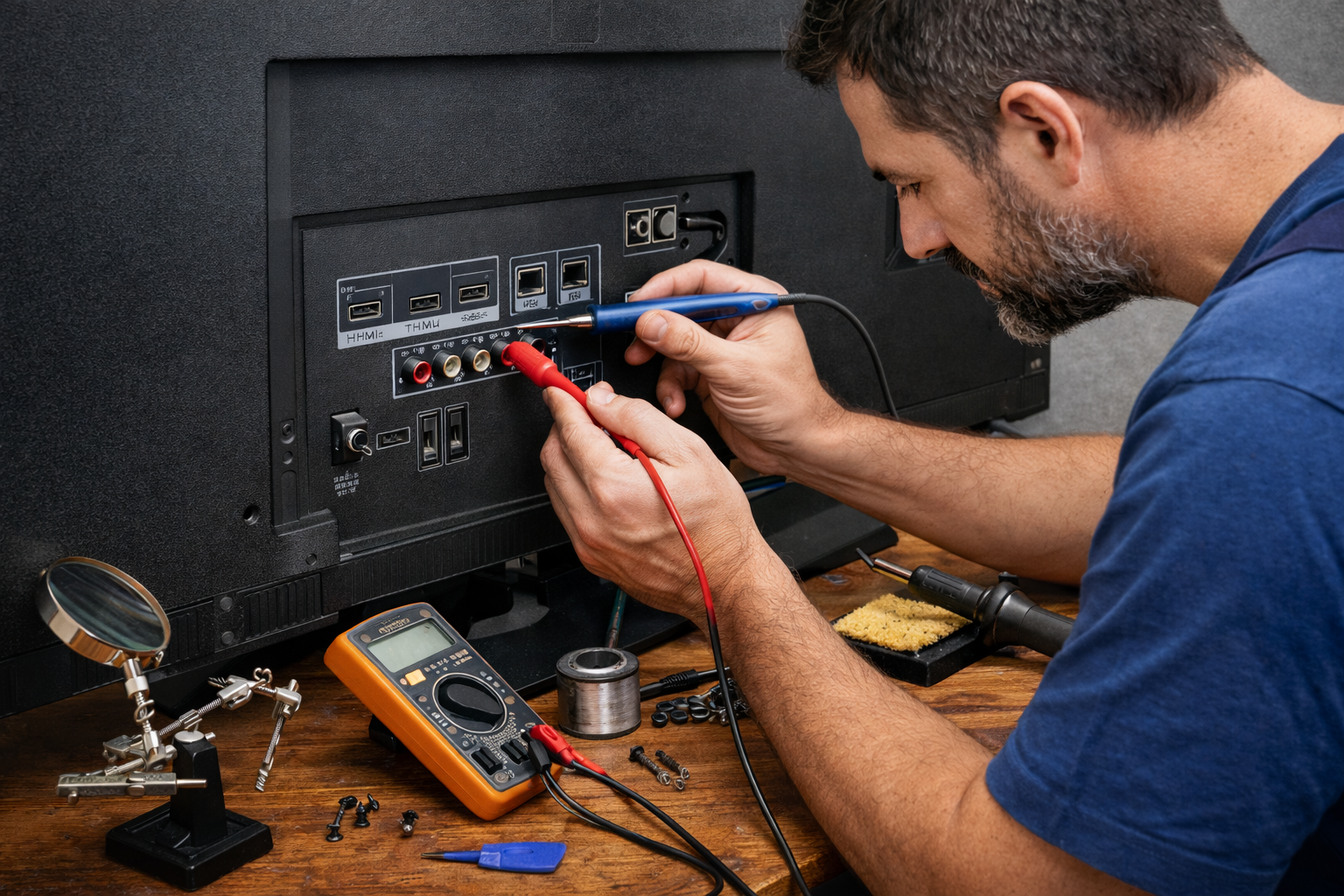 Televizyon HDMI & Giriş Soketleri