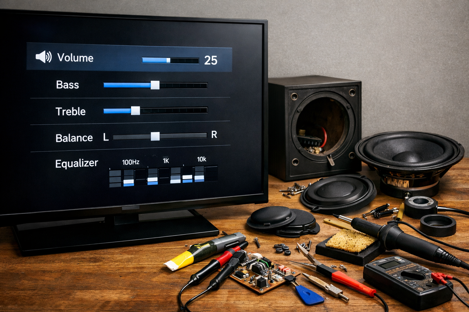 televizyon ses arızaları tamiri