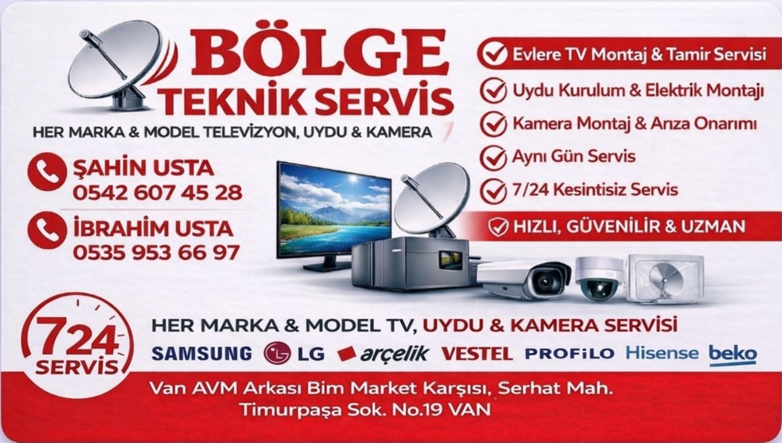 Van Televizyon Tamircisi